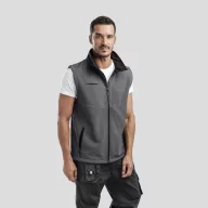   BAKU. Unisex softshell vest, Unisex, 96% polyester and 4% spandex (2 layers): 280 g/m², Grey, 3XL