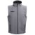 BAKU. Unisex softshell vest, Unisex, 96% polyester and 4% spandex (2 layers): 280 g/m², Grey, XXL