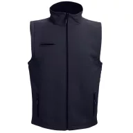   BAKU. Unisex softshell vest, Unisex, 96% polyester and 4% spandex (2 layers): 280 g/m², Navy blue, M