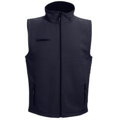   BAKU. Unisex softshell vest, Unisex, 96% polyester and 4% spandex (2 layers): 280 g/m², Navy blue, S