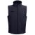 BAKU. Unisex softshell vest, Unisex, 96% polyester and 4% spandex (2 layers): 280 g/m², Navy blue, S