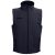 BAKU. Unisex softshell vest, Unisex, 96% polyester and 4% spandex (2 layers): 280 g/m², Navy blue, XXL