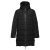 BRUSSELS. Padded unisex parka, Unisex, 100% polyester, Black, L