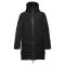BRUSSELS. Padded unisex parka, Unisex, 100% polyester, Black, S