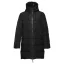 BRUSSELS. Padded unisex parka, Unisex, 100% polyester, Black, XXL