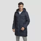 BRUSSELS. Padded unisex parka, Unisex, 100% polyester, Navy blue, M