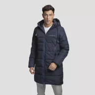   BRUSSELS. Padded unisex parka, Unisex, 100% polyester, Navy blue, M