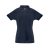 Tricou Polo, Dama, maneca scurta, THClothes, 2401E12521, Bumbac, Poliester, Albastru, L