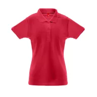   Tricou Polo Dama, 42FEB233760, THC Berlin Women, Bumbac, Poliester, Feminin, Rosu, XL