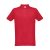 Tricou Polo, Barbati, maneca scurta, TH Clothes, 2401E12527, Bumbac, Poliester, Rosu, 3XL