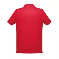   Tricou Polo, Barbati, maneca scurta, TH Clothes, 2401E12527, Bumbac, Poliester, Rosu, 3XL
