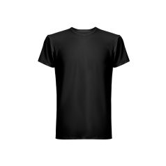   Tricou 42FEB234784, THC Tube, Poliester, Elastan, Unisex, Negru, M
