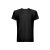 Tricou 42FEB234784, THC Tube, Poliester, Elastan, Unisex, Negru, M