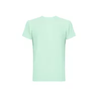   Tricou la baza gatului, Unisex, maneca scurta, TH Clothes, 2401E12534, Poliester, Elastan, Verde turcoaz, XS