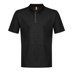   Tricou Polo, Barbati, maneca scurta, TH Clothes, 2401E12541, Poliester, Negru, XL
