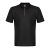 Tricou Polo, Barbati, maneca scurta, TH Clothes, 2401E12542, Poliester, Negru, XXL