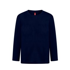   Tricou la baza gatului, Copii, maneca lunga, TH Clothes, 2401E12838, Bumbac, Albastru, 6