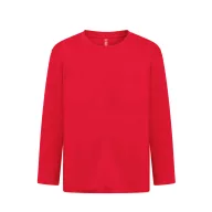   Tricou la baza gatului, Copii, maneca lunga, TH Clothes, 2401E12841, Bumbac, Rosu, 12