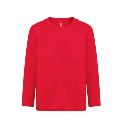   Tricou la baza gatului, Copii, maneca lunga, TH Clothes, 2401E12841, Bumbac, Rosu, 12