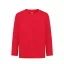Tricou la baza gatului, Copii, maneca lunga, TH Clothes, 2401E12842, Bumbac, Rosu, 2