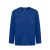 Tricou la baza gatului, Copii, maneca lunga, TH Clothes, 2401E12848, Bumbac, Albastru royal, 2