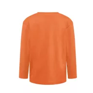   Tricou la baza gatului, Copii, maneca lunga, TH Clothes, 2401E12856, Bumbac, Rosu terracotta, 6