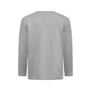 Tricou la baza gatului, Copii, maneca lunga, TH Clothes, 2401E12868, Bumbac, Gri melange deschis, 6