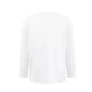 Tricou la baza gatului, Copii, maneca lunga, TH Clothes, 2401E12872, Bumbac, Alb, 2
