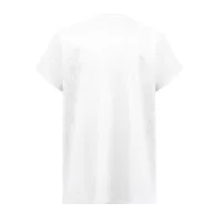   Tricou la baza gatului, Dama, maneca scurta, TH Clothes, 2401E12938, Bumbac, Alb, XXL