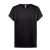 Tricou la baza gatului, Dama, maneca scurta, TH Clothes, 2401E12939, Bumbac, Negru, L