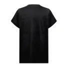 Tricou la baza gatului, Dama, maneca scurta, TH Clothes, 2401E12939, Bumbac, Negru, L