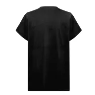   Tricou la baza gatului, Dama, maneca scurta, TH Clothes, 2401E12939, Bumbac, Negru, L