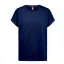 Tricou la baza gatului, Dama, maneca scurta, TH Clothes, 2401E12945, Bumbac, Albastru, L
