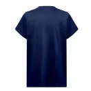 Tricou la baza gatului, Dama, maneca scurta, TH Clothes, 2401E12945, Bumbac, Albastru, L