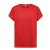 Tricou la baza gatului, Dama, maneca scurta, THClothes, 2401E12953, Bumbac, Rosu, S