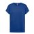 Tricou la baza gatului, Dama, maneca scurta, TH Clothes, 2401E12961, Bumbac, Albastru royal, XS
