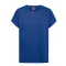Tricou la baza gatului, Dama, maneca scurta, TH Clothes, 2401E12962, Bumbac, Albastru royal, XXL