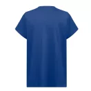 Tricou la baza gatului, Dama, maneca scurta, TH Clothes, 2401E12962, Bumbac, Albastru royal, XXL