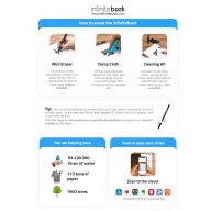   Agenda, InfiniteBook, 2601E13727, A5, Velina, coperta cu spirala, 148x210 mm, Negru