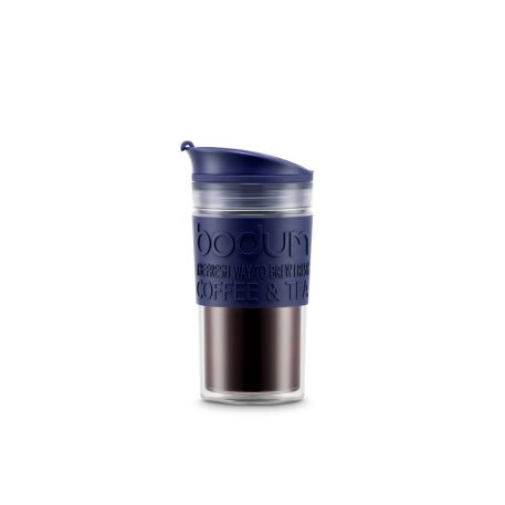 Cana de voiaj, Bodum, 42FEB231189, 350 ml, 80x170x80 mm, Plastic, Albastru Marin