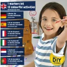 DIY Pen Factory Kit I, Joc educational, 2410E23977, Science4You, 207 x 300 x 60 mm, Multicolor