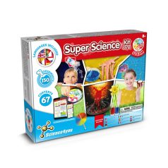   6 in 1 Super Science Kit I, Joc educational, 2410E23915, Science4You, 380 x 293 x 80 mm, Multicolor