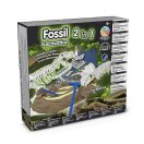 2 in 1 Fossil Excavation Kit I, Joc educational, 2410E23892, Science4You, 263 x 220 x 62 mm, Multicolor