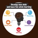 2 in 1 Fossil Excavation Kit I, Joc educational, 2410E23892, Science4You, 263 x 220 x 62 mm, Multicolor