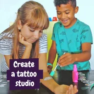   Tattoo Factory Kit I, Joc educational, 2410E24071, Science4You, 384 x 303 x 59 mm, Multicolor