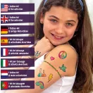 Tattoo Factory Kit I, Joc educational, 2410E24071, Science4You, 384 x 303 x 59 mm, Multicolor