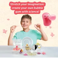   Joc educational "Fabrica de Guma de Mestecat", Science4You, 2610E18547, 65x235x22 mm, Multicolor