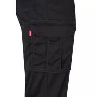   Pantaloni stretch cu buzunare multiple, Unisex, 2502E12536, Velilla, Bumbac, Poliester, Negru, 58