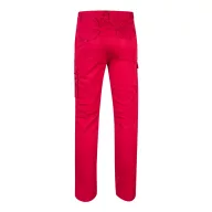   Pantaloni stretch cu buzunare multiple, Unisex, 2502E12543, Velilla, Bumbac, Poliester, Rosu, 40