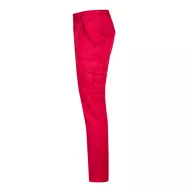   Pantaloni stretch cu buzunare multiple, Unisex, 2502E12549, Velilla, Bumbac, Poliester, Rosu, 54